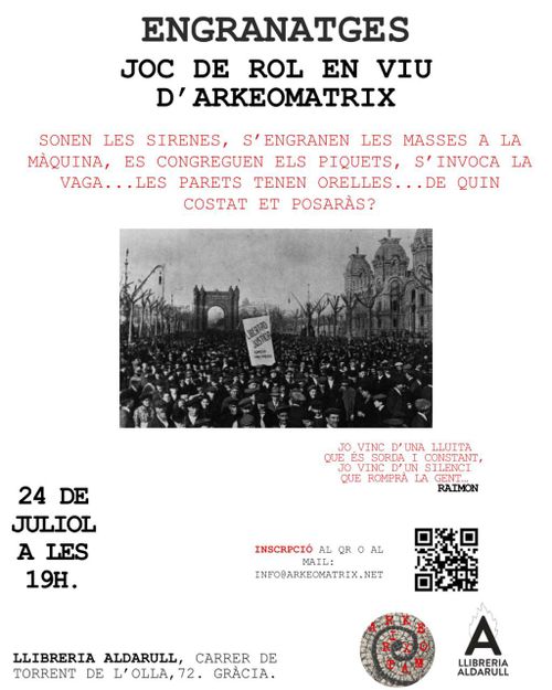 ⚙️Partida de rol en viu: ENGRANATGES