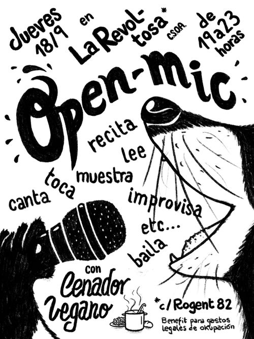 Open-mic a La Revoltosa