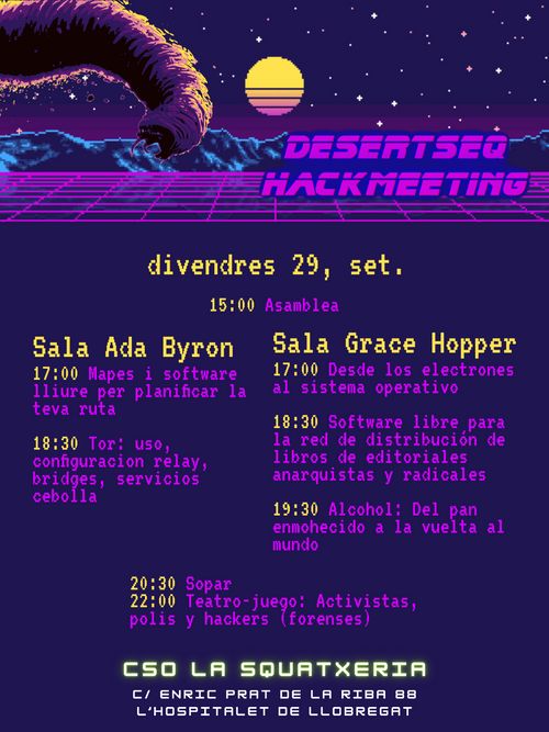 Hackmeeting DesertSeq: divendres