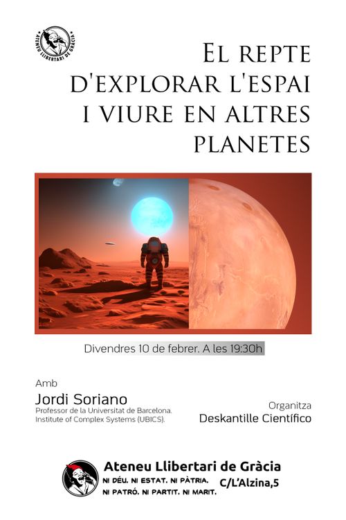 El repte d'explorar l'espai i viure en altres planetes per Jordi Soriano