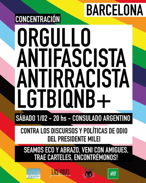 Concentración contra los discursos y políticas de odio de Milei