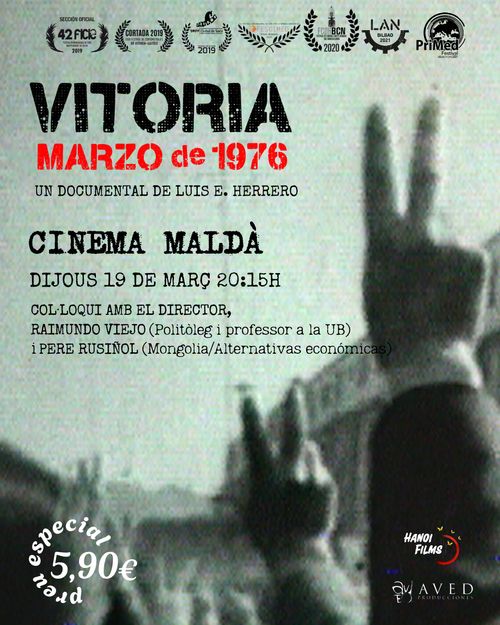Projecció del documental "Vitoria, marzo de 1976"