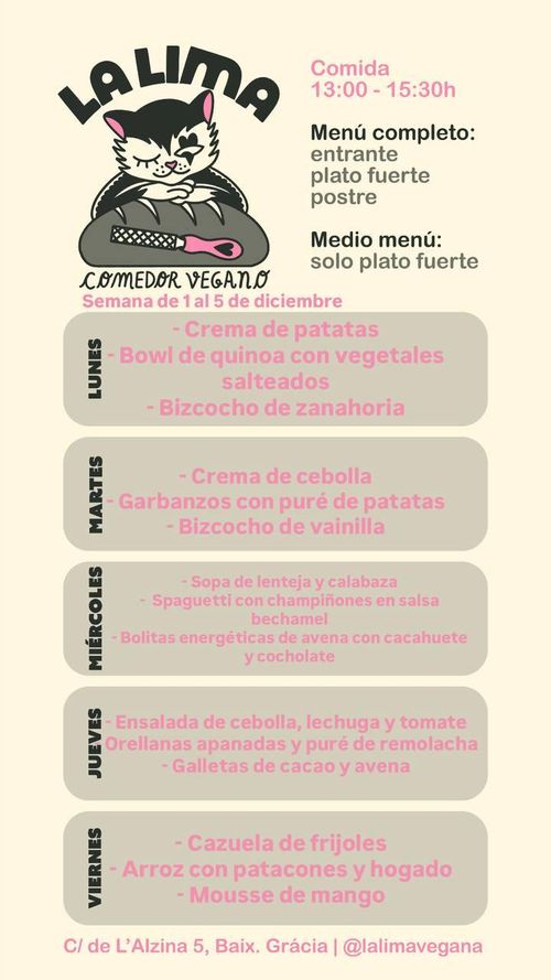 La Lima cuina vegana