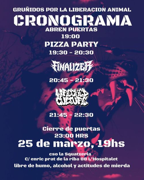 Gruñidos por la liberación animal