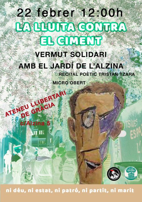  LA LLUITA CONTRA EL CIMENT vermut pro Jardí de l'alzina