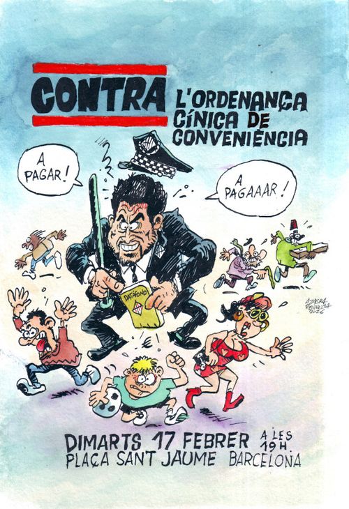 Concentraciö: Menys prohibicions, més drets. Contra l’Ordenança del civisme
