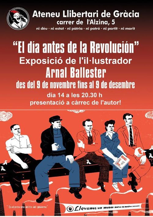 Inauguració de l'expo UN DIA ANTES DE LA REVOLUCIÓN