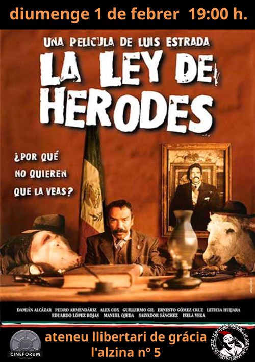 cineforum: LA LEY DE HERODES (1999) dir.Luis Estrada