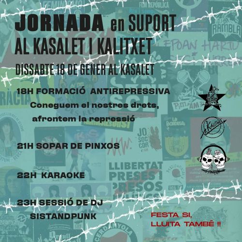 JORNADA DE SUPORT AL KASALET I AL KALITXET