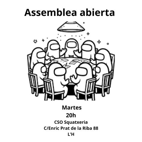 Assamblea oberta cso squatxeria