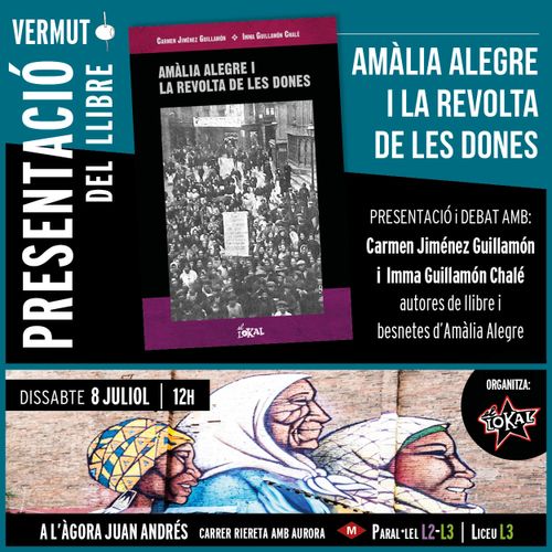 Presentació del llibre. Amàlia Alegre i la revolta de les dones