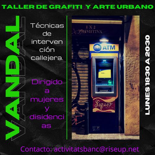 VANDAL: Taller de grafiti y arte urbano