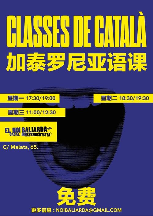 Continuem amb les classes de català al Casal Independentista de Sant Andreu El Noi Baliarda