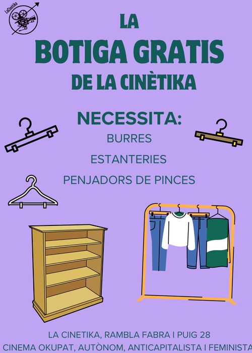 La Botiga gratis de la Cinètika