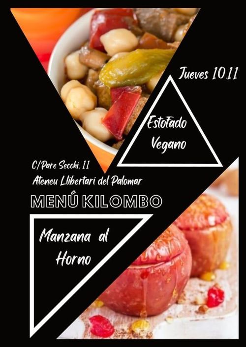 Menú Kilombo