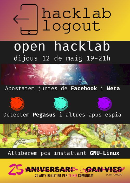 Open Hacklab #canVies25Anys