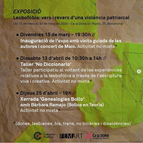  Xerrada 'Genealogies Bollo' - Expo Lesbofòbia