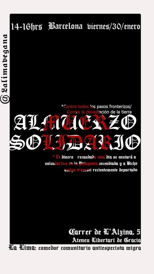 Almuerzo Solidario de La Lima Vegana