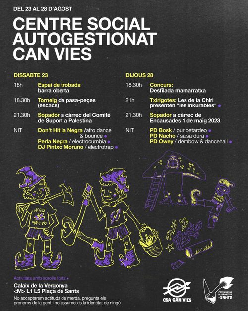 Cartell FMAS - CSA Can Vies