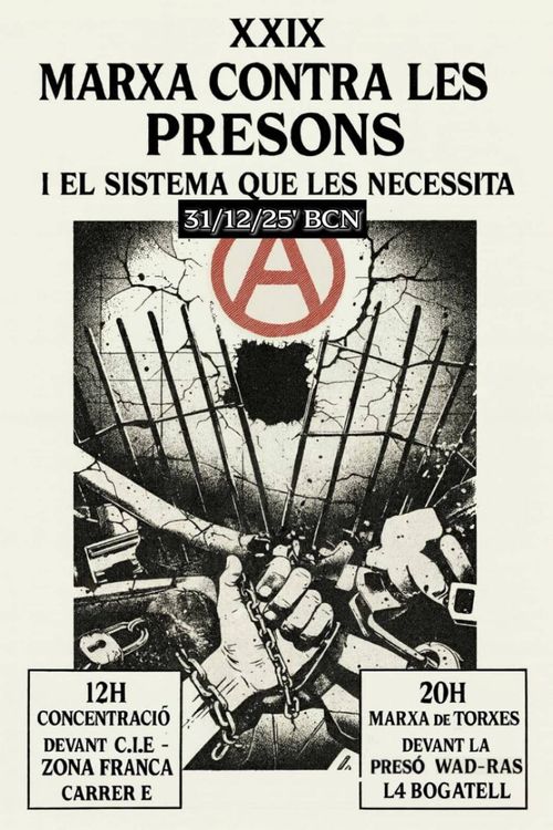 31D Marxa contra les presons a Bcn