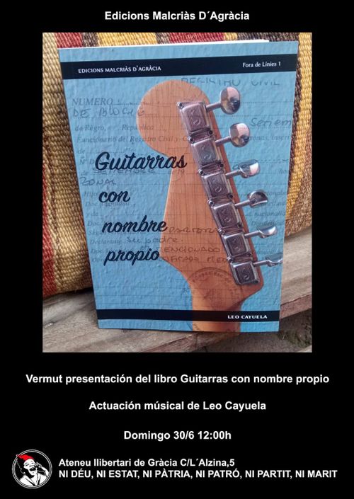 Presentació del llibre GUITARRAS CON NOMBRE PROPIO