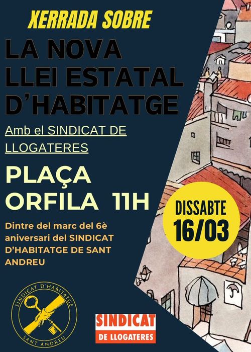 Xerrada sobre la nova llei estatal d’habitatge