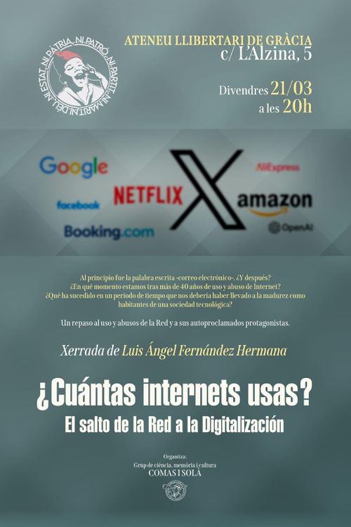 ¿Cuántas internets usas? (xerrada)