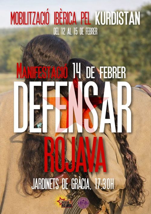 MANIFESTACIÓ 14-F: DEFENSEM ROJAVA