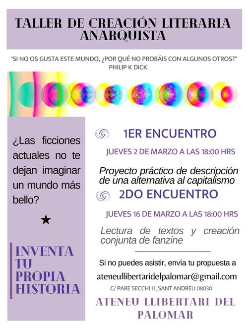 Taller de Creación Literaria Anarquista