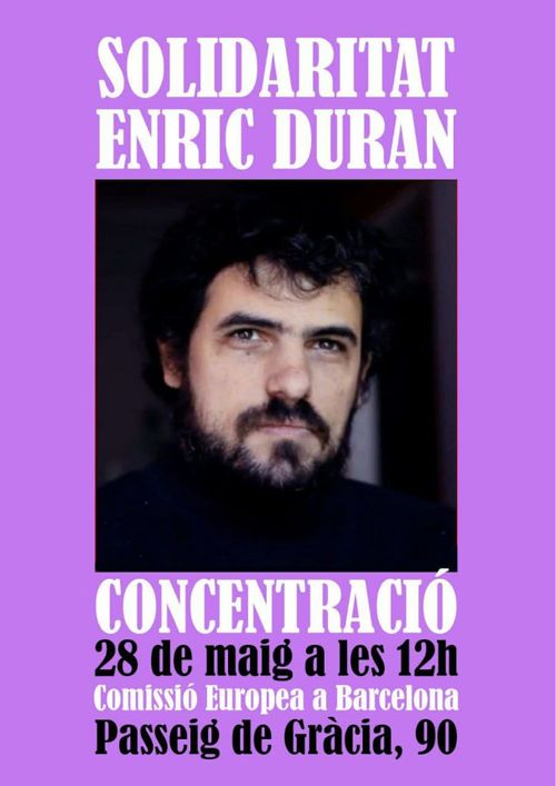 Llibertat Enric Duran. Concentració