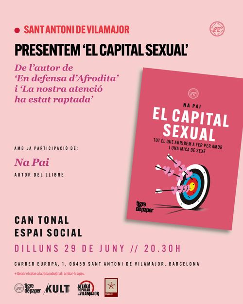 Presentació del llibre "El Capital Sexual" amb Na Pai, el seu autor