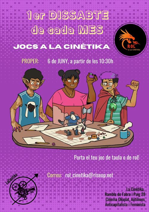 6/06/26 Jornada de jocs de taula i de rol