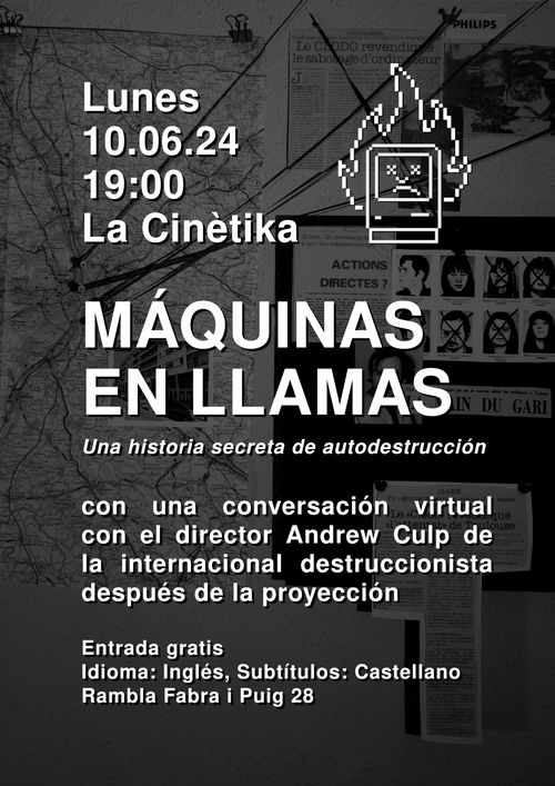 Proyeccion Gratis: MÁQUINAS EN LLAMAS - Una historia secreta de autodestrucción