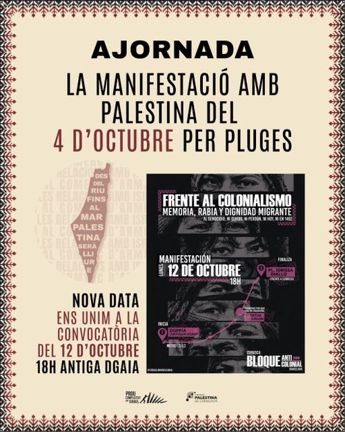 Manifestació per Palestina contra el genocidi i el colonialisme