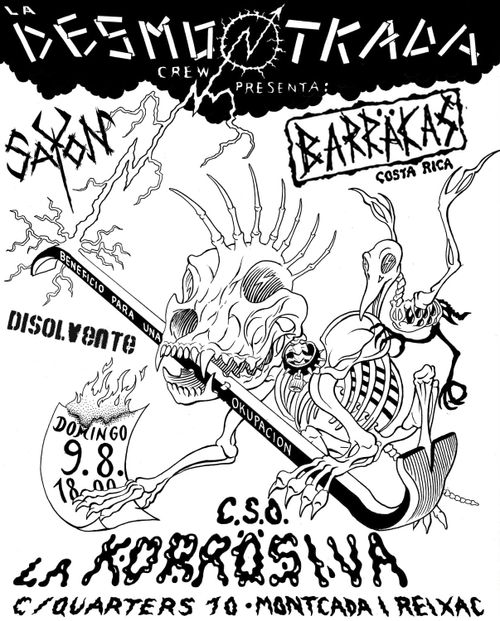 BARRÄKAS (Costa Rica) + SAYON + DISOLVENTE + DJ VIC TORTURE