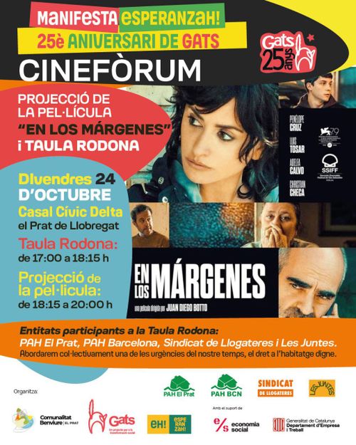 Cinefòrum organitzat per la Comunalitat Benviure del Prat