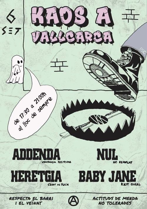 Kaos a Vallcarca