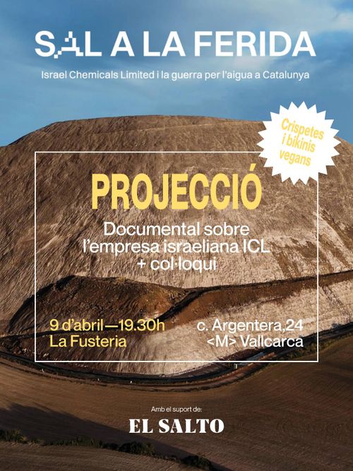 Projecció del documental "Sal a la ferida" + col.loqui