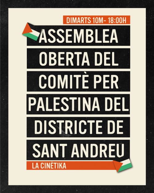 10/03/26 Assemblea Oberta del Comitè per Palestina de Sant Andreu