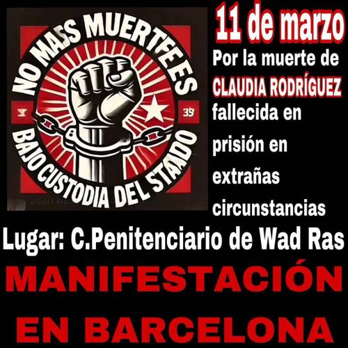 ⚫️ MANIFESTACIÓN | No más muertes bajo custodia del estado