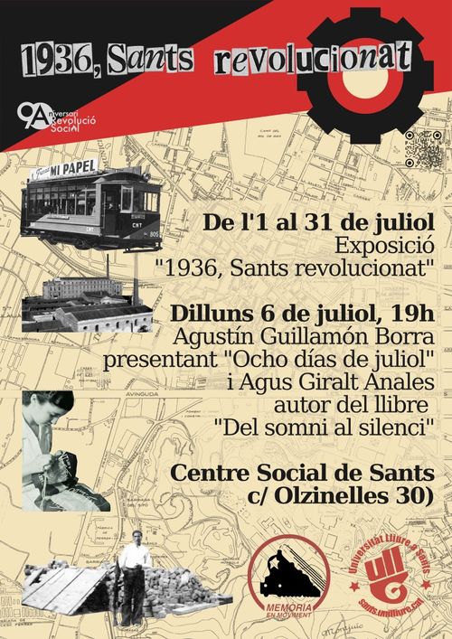 Presentació del llibre 'Ocho días de julio. 1936. La situación revolucionaria en Barcelona'