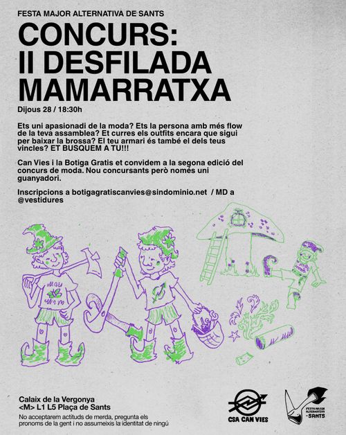Concurs / desfilada mamarratxa! 2ª edició 