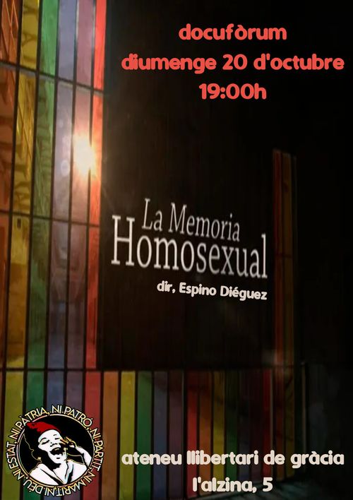 cinefòrum: "La Memoria Homosexual" 