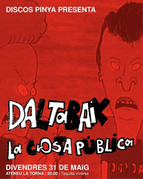 Concert DALTABAIX + LA CROSTA PÚBLICA