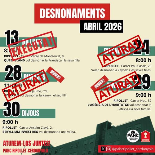 ⚠️ALERTA DESNONAMENT⚠️
