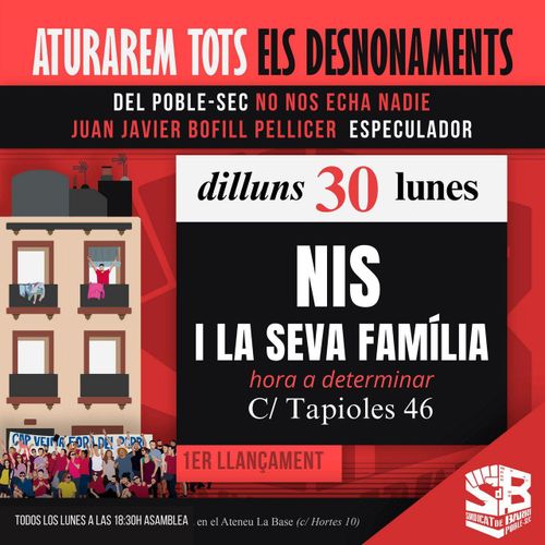 Aturem el desnonament de la Nis