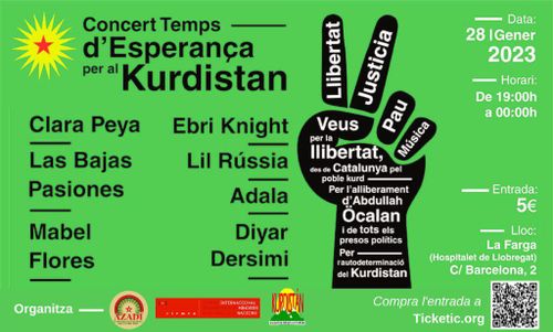 Concert Temps d'Esperança pel Kurdistan