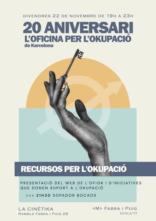 20 Aniversari de l'Oficina d'Okupació