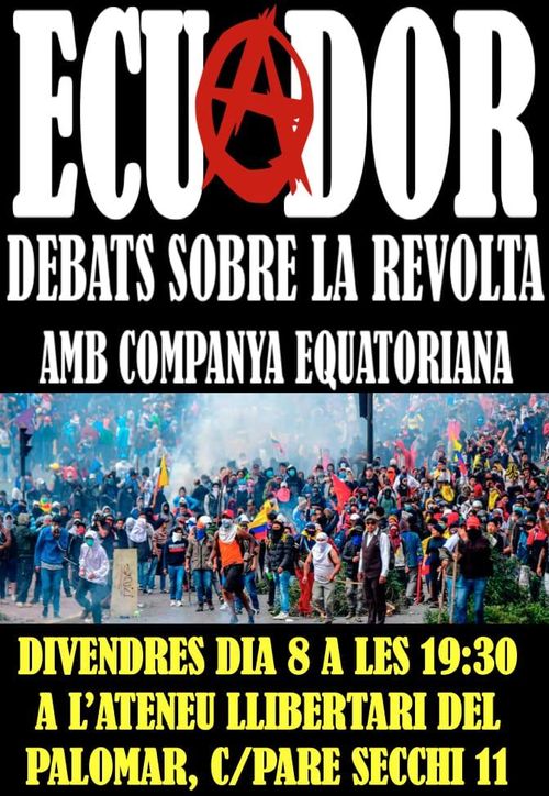 Debats sobre la revolta a l'Ecuador