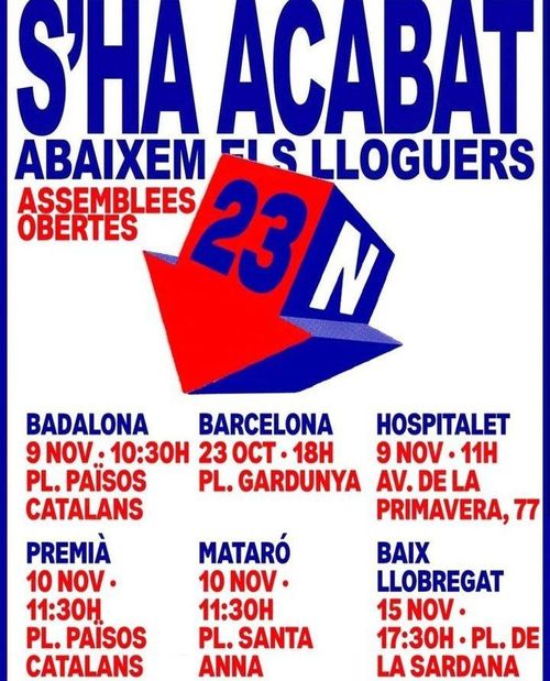 Assemblea oberta Barcelona lloguers